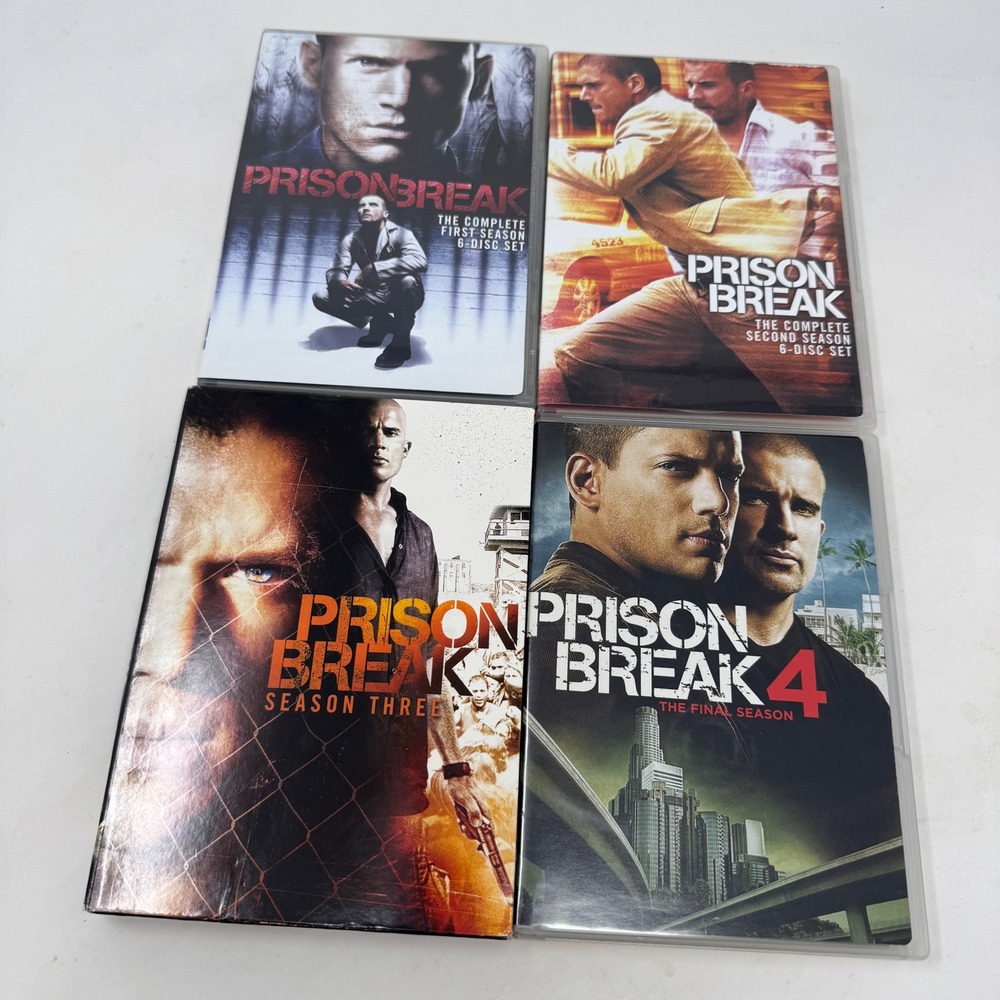 Prison Break DVD Lot Seasons 1 2 3 4 The Final Season Complete Series Sets